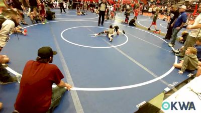 60 lbs Rr Rnd 3 - BentLee Potter, Clinton Youth Wrestling vs Kipton Youngs, Piedmont