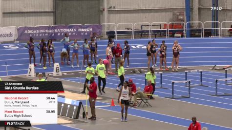 High School Girls' Shuttle Hurdle Relay, Prelims 1