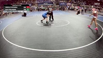 G 165 lbs Semifinal - Jenelle Rotunda, Chalmette Girls vs Kaci Pellegrin, H.L. Bourgeois Girls