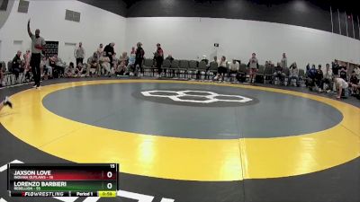 60 lbs Round 4 (6 Team) - Lorenzo Barbieri, Rebellion vs Jaxson Love, Indiana Outlaws