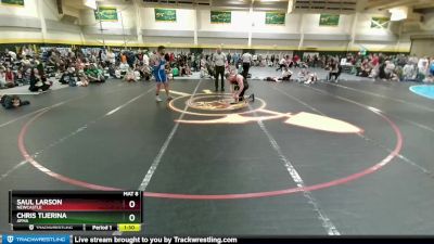 215 lbs Quarterfinal - Chris Tijerina, AFMA vs Saul Larson, Newcastle