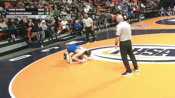 1A 138 lbs Cons. Semi - Kane Dauber, Princeton vs Luke Munsterman, Coal City
