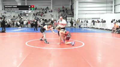 126 lbs Consi Of 64 #2 - Zachary Chen, NY vs Kolton Morrow, MS