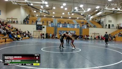 165 lbs Champ. Round 1 - Gustavo Orozco, Forest Grove vs Tobias Delgado, Century