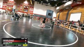 130 lbs Cons. Round 1 - Zayden Mead, Dean Morgan vs Xayver Stanley, Riverton Middle School