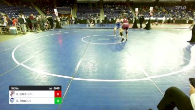 190 lbs Round Of 64 - Broderick Gillis, Lowell vs Owen Roux, Salem, NH