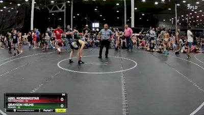 96 lbs Semis (4 Team) - Grayson Helms, Kraken vs Abel Morningstar, The Compound