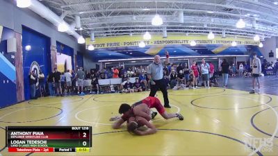 126 lbs Cons. Round 1 - Logan Tedeschi, Land O Lakes High School vs Anthony Piaia, Explorer Wrestling Club