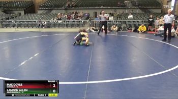 77 lbs Round 1 (4 Team) - Landon Allen, Independence vs Mac Doyle, Waverly