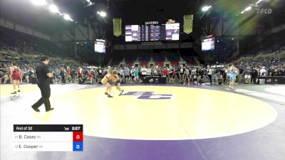 120 lbs Rnd Of 32 - Brayten Casey, WI vs Easton Cooper, WI