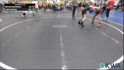 105 lbs Final - Brylan Mcgonigal, Cleveland Takedown vs Lane Jackson, Darko Valley Wolf Pack