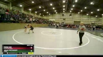 120 lbs Champ. Round 2 - Piper Nix, Mountain Crest vs Kenzi McCauley, Union