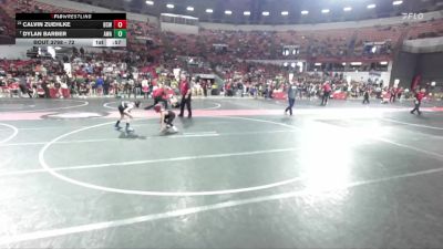 72 lbs 3rd Place Match - Dylan Barber, Askren Wrestling Academy vs Calvin Zuehlke, Bandit Club Wrestling