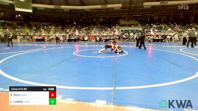 Consi Of 8 #2 - Sebastian Soto, Barnsdall Youth Wrestling vs Lawson Loeber, Jenks Trojan Wrestling Club