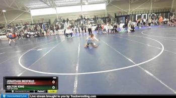 82 lbs Round 1 - Jonathan Bexfield, Sanderson Wrestling Academy vs Kelton King, Top Of Utah