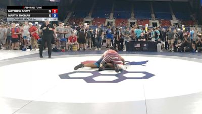 285 lbs Champ. Rd Of 64 - Matthew Scott, Pennsylvania vs Martin Thomas, Alabama