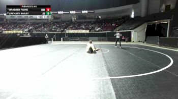 285 lbs 7th Place - Braeden Fluke, Ferrum College (NCAA) vs Zachary Bailey, Life