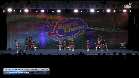 CT Vipers - Medusa [2026 L2 Senior - D2 - Small Day 2] 2026 Spirit Cheer Grand Nationals