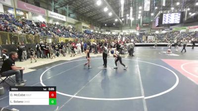66 lbs Consi Of 8 #2 - Dawsyn McCabe, Southwest Hammers vs Lane Solano, Canon City