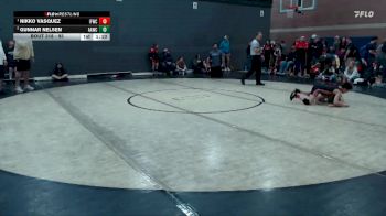 93 lbs Semifinal - Nikko Vasquez, Idaho Falls Wrestling Club vs Gunnar Nelsen, All American Wrestling Club