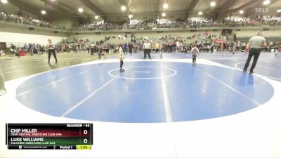 65 lbs Champ. Round 1 - Chip Miller, Team Central Wrestling Club-AAA vs Luke Williams, Columbia Wrestling Club-AAA