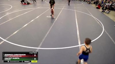 Cons. Semi - Vincent Huerta, Minnesota vs Jennings Christenson, Forest Lake Wrestling Club