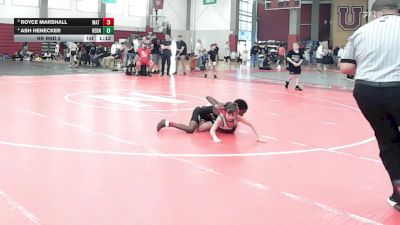 75 lbs Rr Rnd 2 - Royce Marshall, Mat Assassins vs Ash Henecker, Rednose Wrestling School