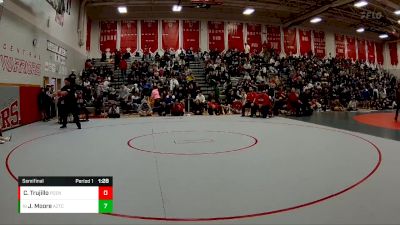 113 lbs Semifinal - James Moore, Aztec vs Cruz Trujillo, Pueblo Centennial