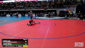 103 lbs Cons. Round 2 - David Walz, Colony High School vs Peter May, South Anchorage High School