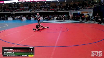 103 lbs Cons. Round 2 - David Walz, Colony High School vs Peter May, South Anchorage High School