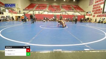 130 lbs Rr Rnd 2 - Kelton Doucet, Kansas Young Guns vs Channing Dunn, Kingfisher YellowJackets