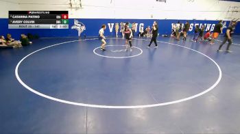 140 lbs Round 3 - Avery Colvin, Sanderson Wrestling Academy vs Catarina Patino, Grantsville