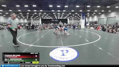 150 lbs Quarterfinal - Thomas Belding, La Grande Mat Club vs Billy Greenwood, GRIT Athletics Wrestling Club