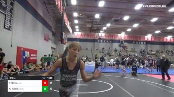90 lbs Rr Rnd 1 - Tristan Rios, Eagle WC vs Kaiden Allen, Kansas Silver