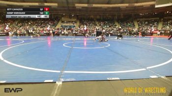 58 lbs Consi Of 8 #2 - Jett Cavazos, Top Rank vs Kemp Enriquez, Takedown Elite