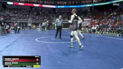 1A-113 lbs Cons. Round 5 - Tommy Booth, Pleasantville vs Brock Shaha, Mount Ayr