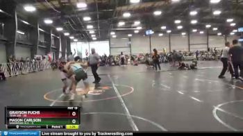 100 lbs Round 4 (6 Team) - Grayson Fuchs, Team USA vs Mason Carlson, Sanderson W.A.