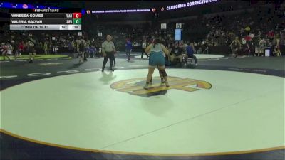190 lbs Consi Of 16 #1 - Vanessa Gomez, Franklin (LA) vs Valeria Galvan, Sierra (SJ)