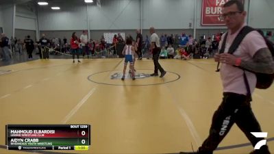 49 lbs Quarterfinal - Mahmoud ElBardisi, Legend Wrestling Club vs Aidyn Crabb, Riverheads Youth Wrestling