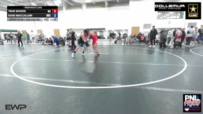 132-145 kg Rr Rnd 3 - True Woods, Big Game Wrestling Club vs Evan MacCallum, MWC Wrestling Academy