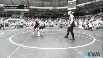 100 lbs Round Of 16 - Remi Stumblingbear, Darko Valley Wolf Pack vs Blake Holzbaugh, Team Guthrie Wrestling