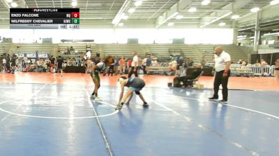 106 lbs Rr Rnd 3 - Enzo Falcone, Mayo Quanchi - HSB vs Wilfreddy Chevalier, Harlem Jets Wrestling Club - HSB