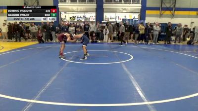 107 lbs R-64 - Dominic Picciotti, Altoona vs Gannon Swank, Muncy