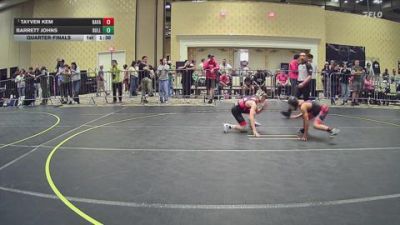 78 lbs Quarterfinal - Tayven Kem, Ravage WC vs Barrett Johns, Bulldog Wrestling Club