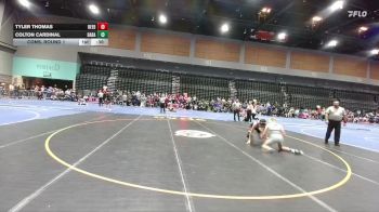 126 lbs Cons. Round 1 - Tyler Thomas, Reed vs Colton Cardinal, Damonte Ranch