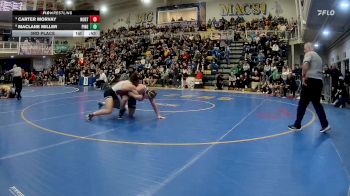 172 lbs 3rd Place - Carter Morvay, North Hills vs Maclane Miller, Pine Richland