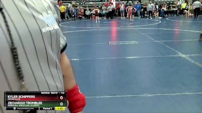 112 lbs Cons. Round 3 - Zechariah Tromblee, Nebraska Wrestling Academy vs Kyler Schippers, Moyer Elite