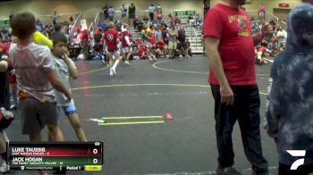 60 lbs Semis & 1st Wrestleback (8 Team) - Jack Hogan, The Funky Singlets Yellow vs Luke Taussig, East Kansas Eagles