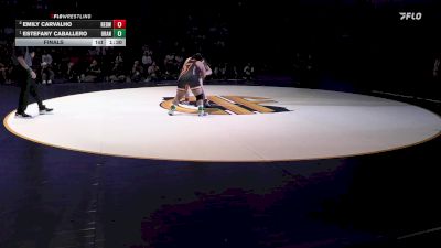 190 lbs Final - Emily Carvalho, Redwood -Visalia (CS) vs Estefany Caballero, Orange (SS)