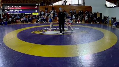 110 lbs Semifinal - Izabella Frezzo, New Jersey City University vs Victoria Orender, Western New England